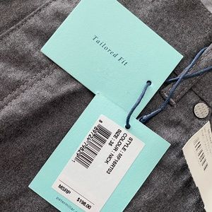 Men’s Peter Millar grey tailored fit pants size 35